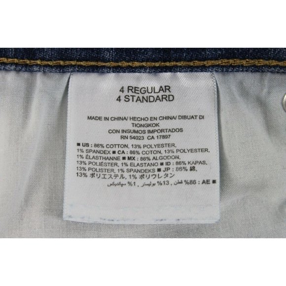 Old Navy Original Mid Rise Jeans size 4 Regular Womens 31x30.5 Blue - Picture 5 of 5